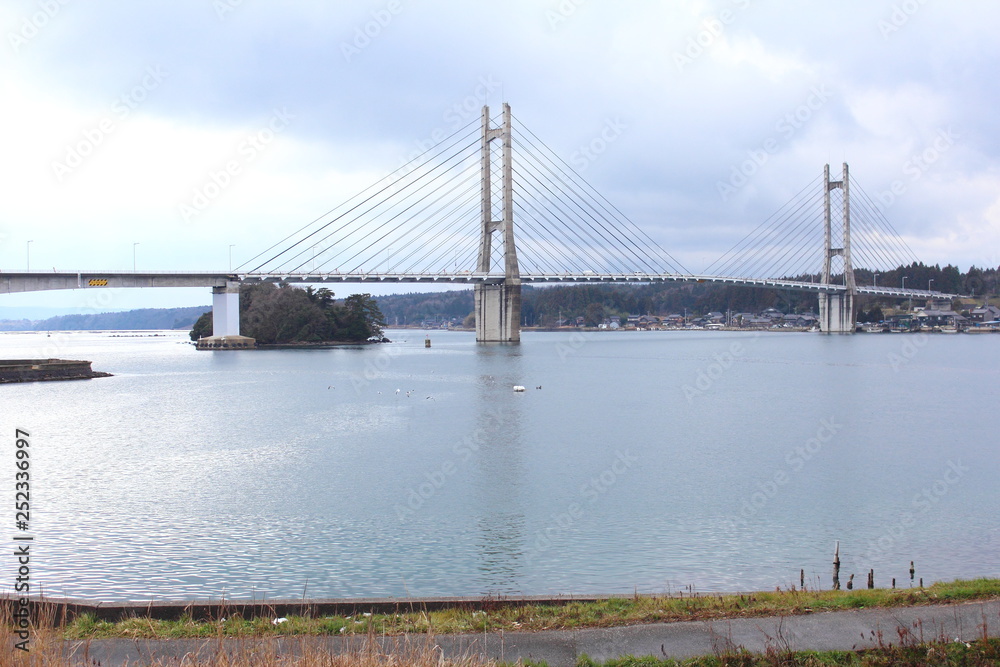 Fototapeta premium ツインブリッジのと