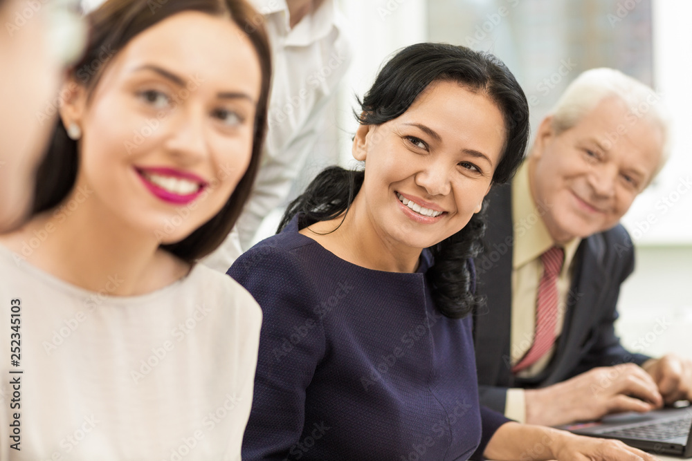 Businesspeople having a meeting at the office Businesspeople having a meeting at the office