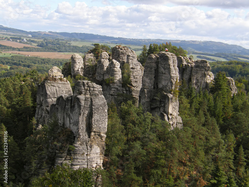 Czech Paradise. Czech. Europe. Mountain landscape.