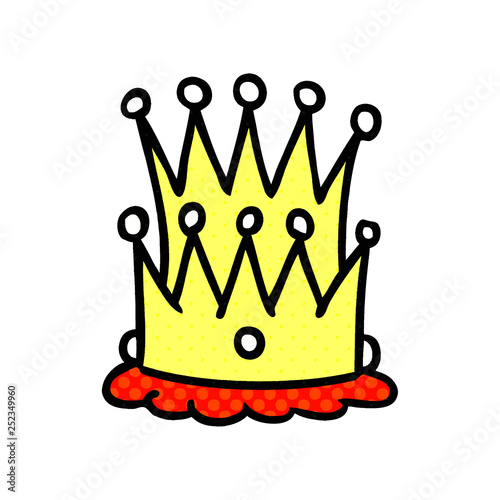 cartoon doodle of two crowns