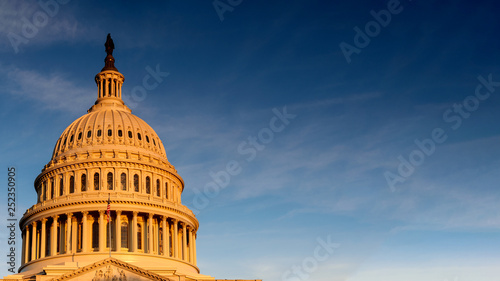 Capitol Building Dome at Sunrise, Backgrounds, Washington DC