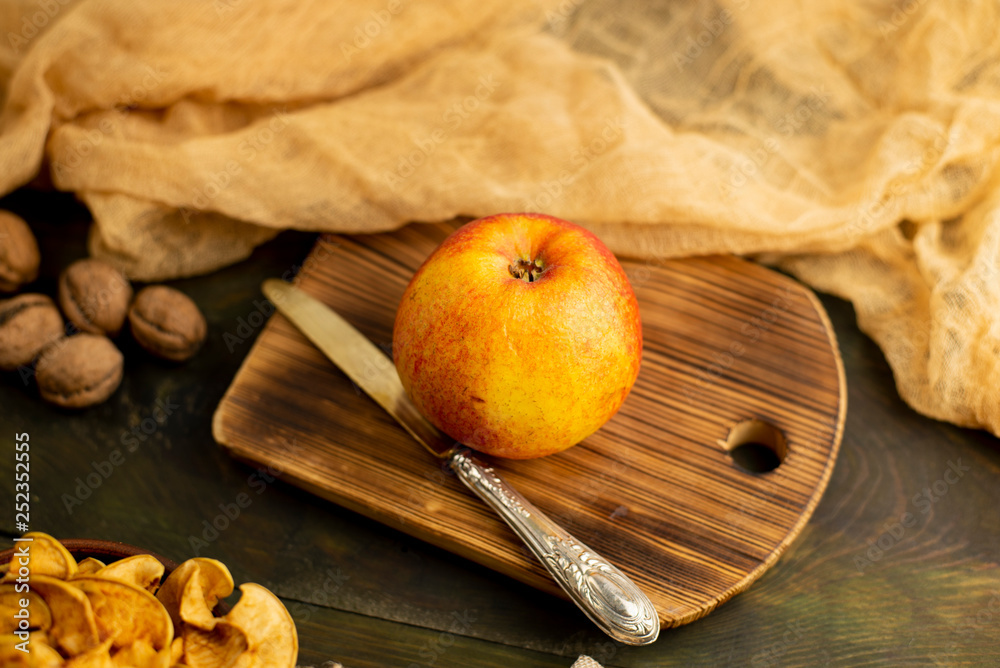 Apple and knife Apple and knife