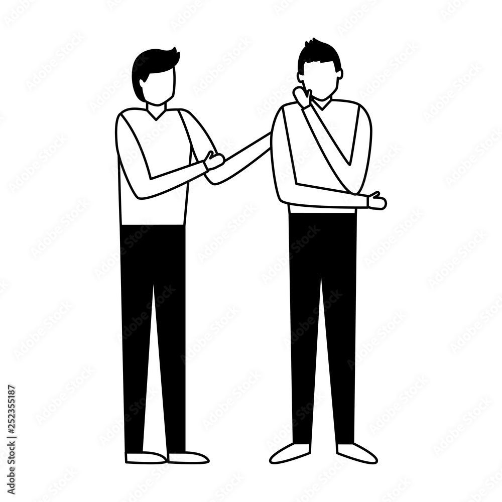 businessmen team characters businessmen team characters