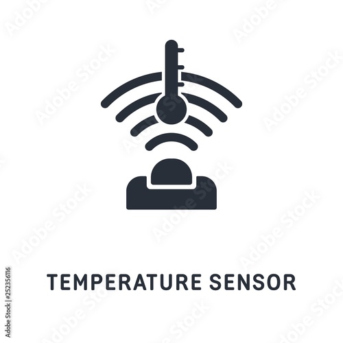 Temperature sensor. Vector icon.