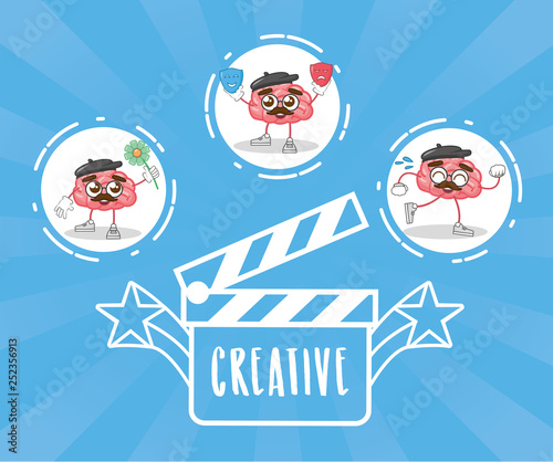 cartoon brain creativity