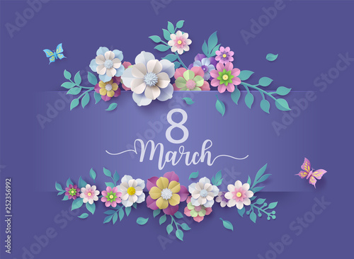  8 March Floral Celebration Poster