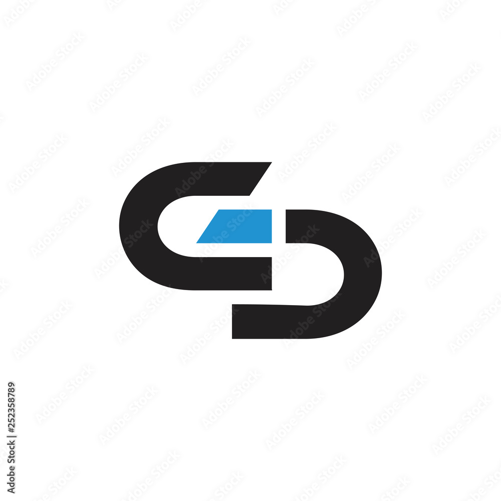abstract letters cd simple geometric logo abstract letters cd simple geometric logo