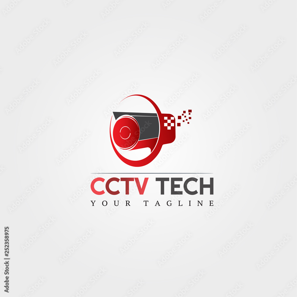 Cctv camera flat icon for apps or website Cctv camera flat icon for apps or website