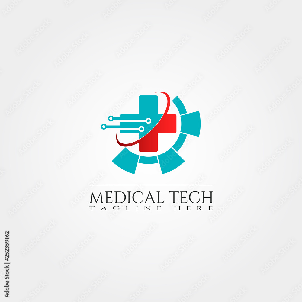 Medical Technology icon template, creative vector logo design, healthcare,connection, illustration elements. Medical Technology icon template, creative vector logo design, healthcare,connection, illustration elements.