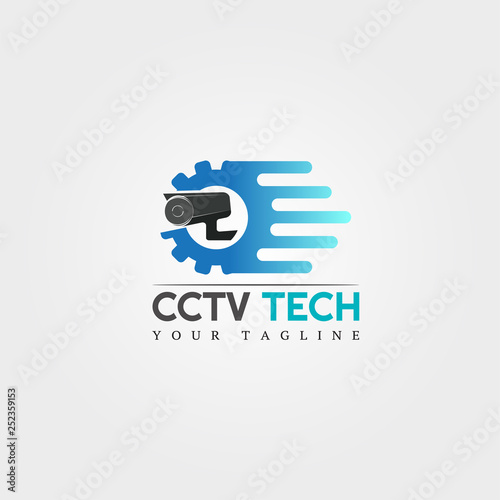 Cctv camera flat icon for apps or website