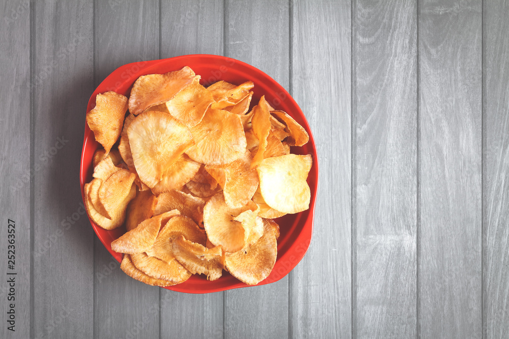 Indian Traditional Cassava or tapioca Chips Indian Traditional Cassava or tapioca Chips