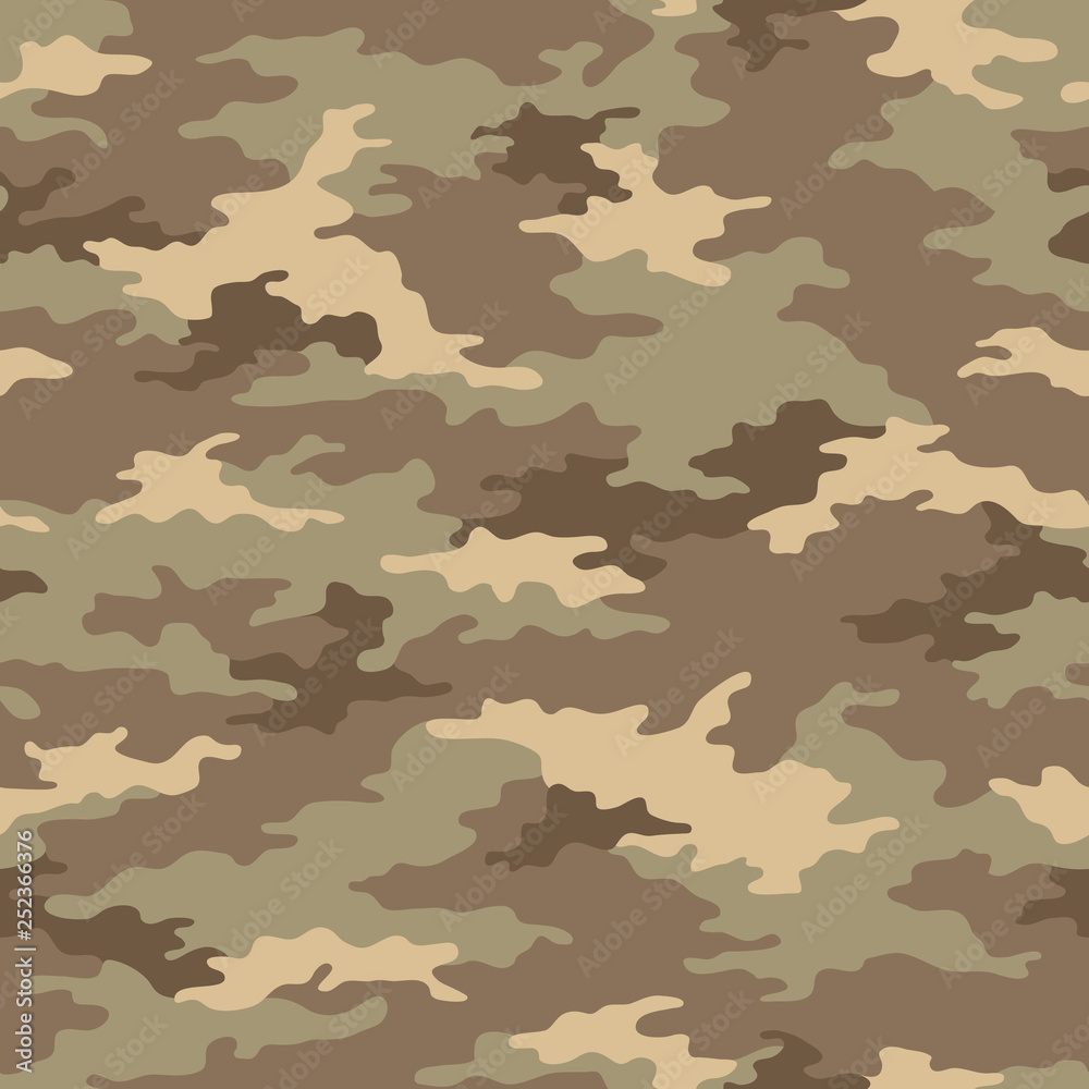 Seamless camouflage pattern. Khaki texture, vector illustration. Camo print background. Abstract military style backdrop Seamless camouflage pattern. Khaki texture, vector illustration. Camo print background. Abstract military style backdrop