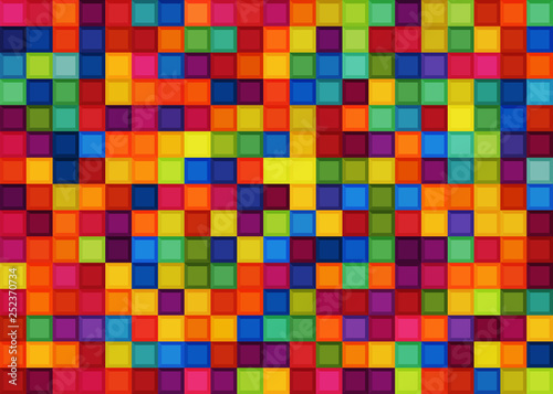 Colorful geometric background © natrot