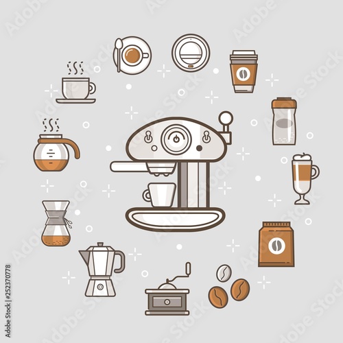 Coffee vector icon © BomSymbols.