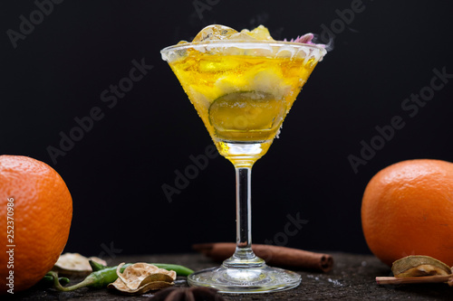 Orange margarita cocktail for summer