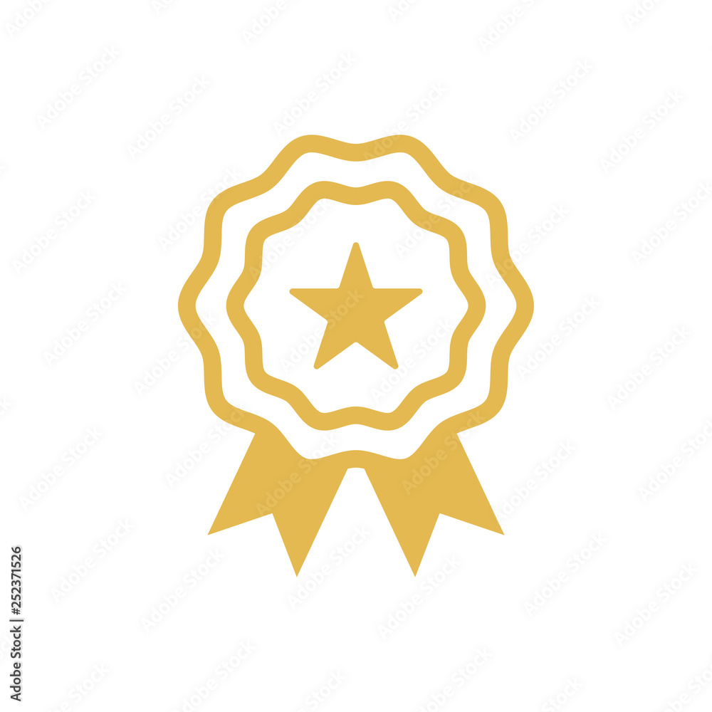 Star badge icon design template vector Star badge icon design template vector