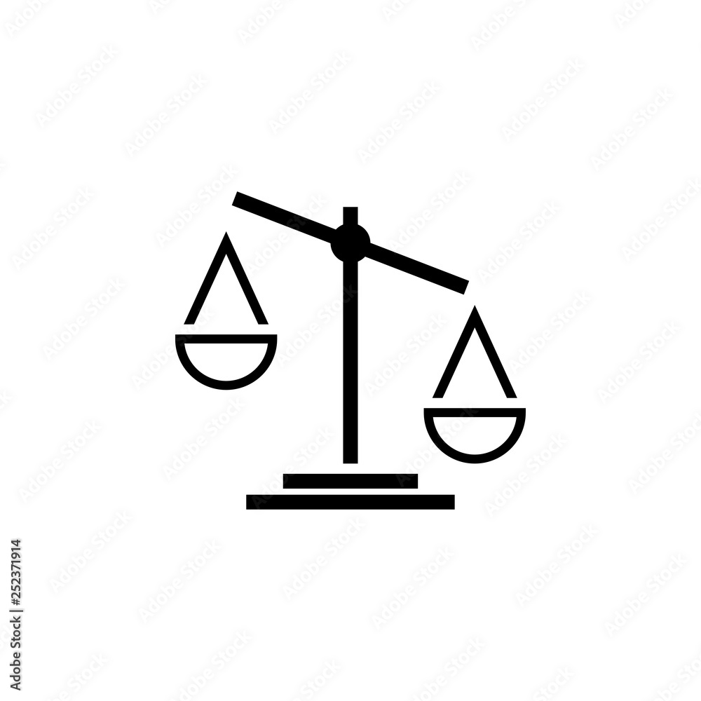 Attorney law scale icon design template vector Attorney law scale icon design template vector