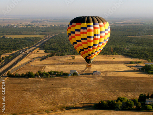 hot air balloon - Napa, CA