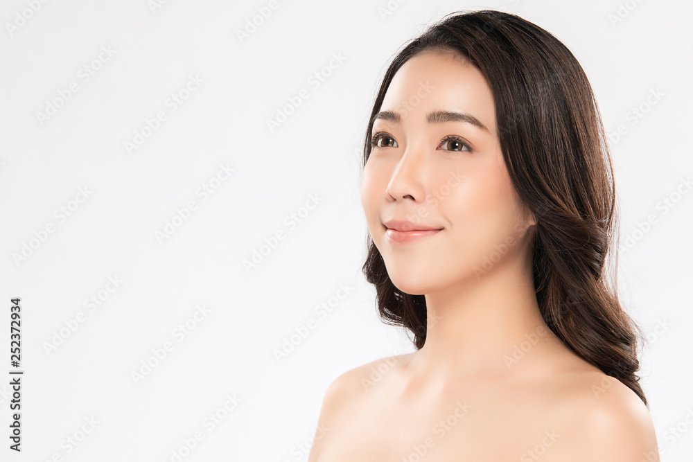 Beautiful Young asian Woman with Clean Fresh Skin Beautiful Young asian Woman with Clean Fresh Skin