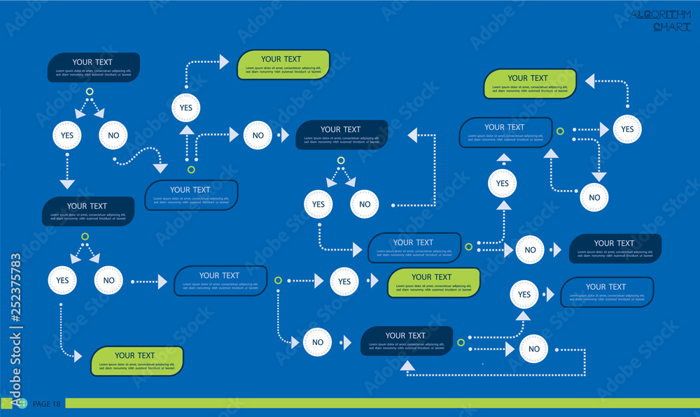 Obraz Set Infographic Business data visualization.Process chart ...