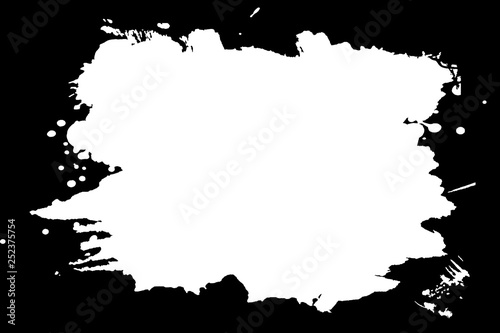 Abstract Decorative Black and White Photo Frame