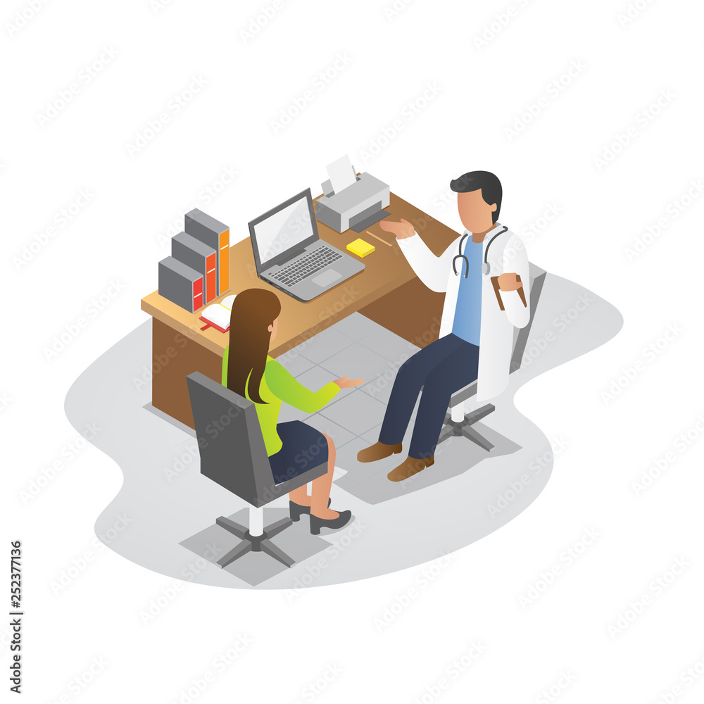 Isometric Consultation with Doctor Isometric Consultation with Doctor