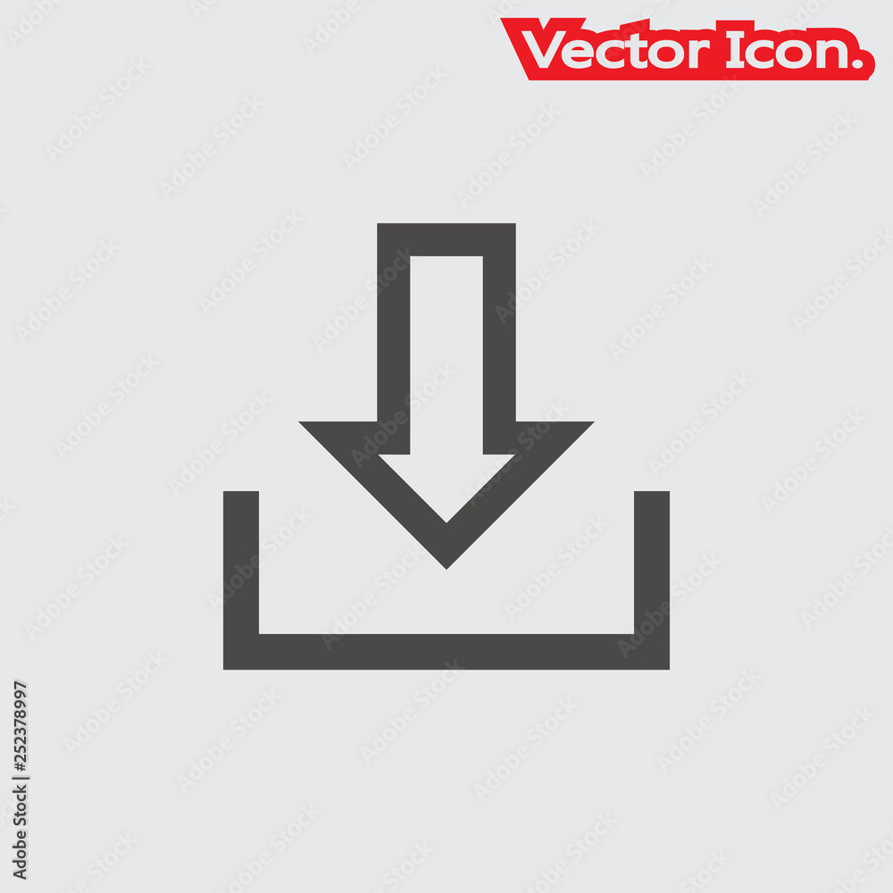 Download files icon isolated sign symbol and flat style for app, web and digital design. Vector illustration. Download files icon isolated sign symbol and flat style for app, web and digital design. Vector illustration.