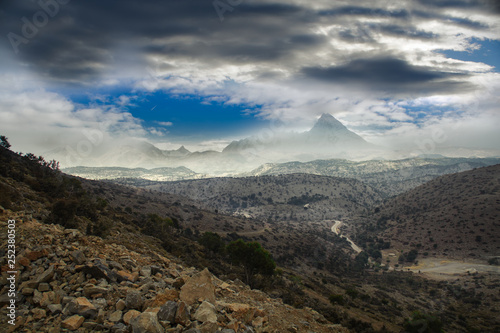 view of mountains