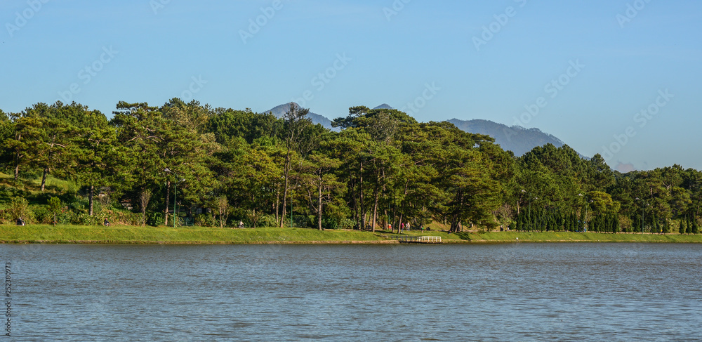 Lake Xuan Huong in Dalat, Vietnam