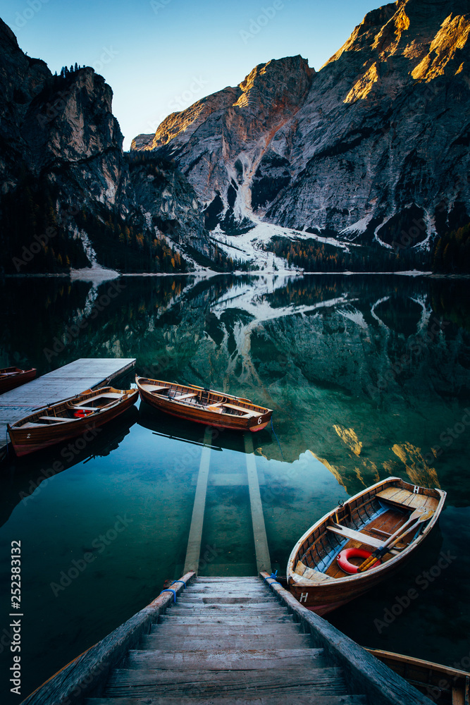 Braies lake