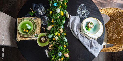 Easter table setting