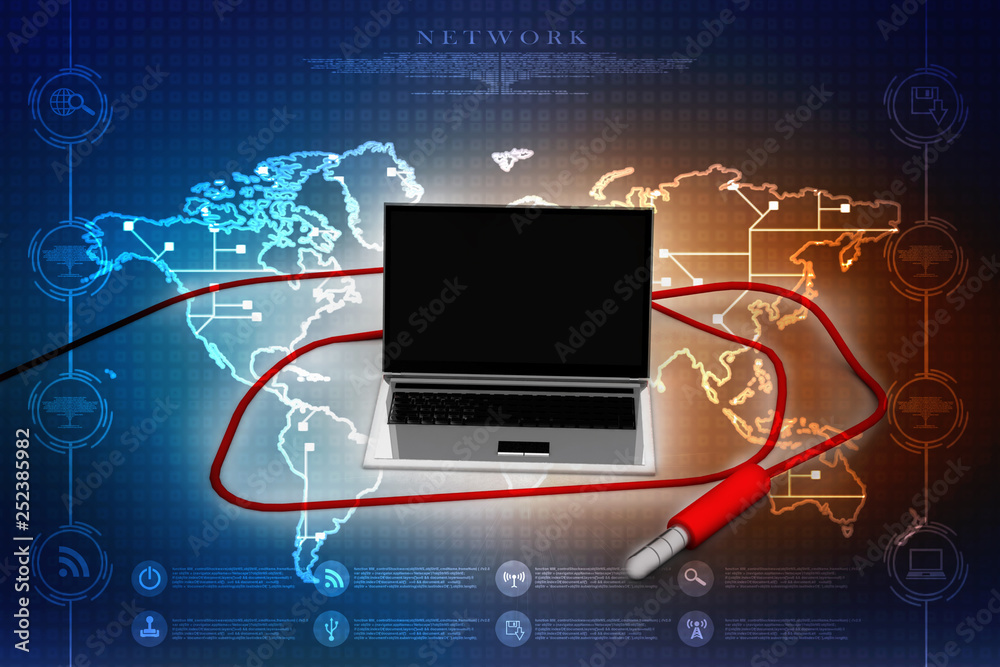 3d rendering USB icon in laptop
3d rendering USB icon in laptop