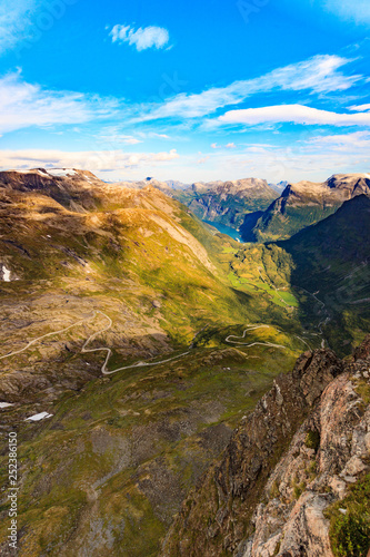 Geirangerfjord from Dalsnibba viewpoint, Norway