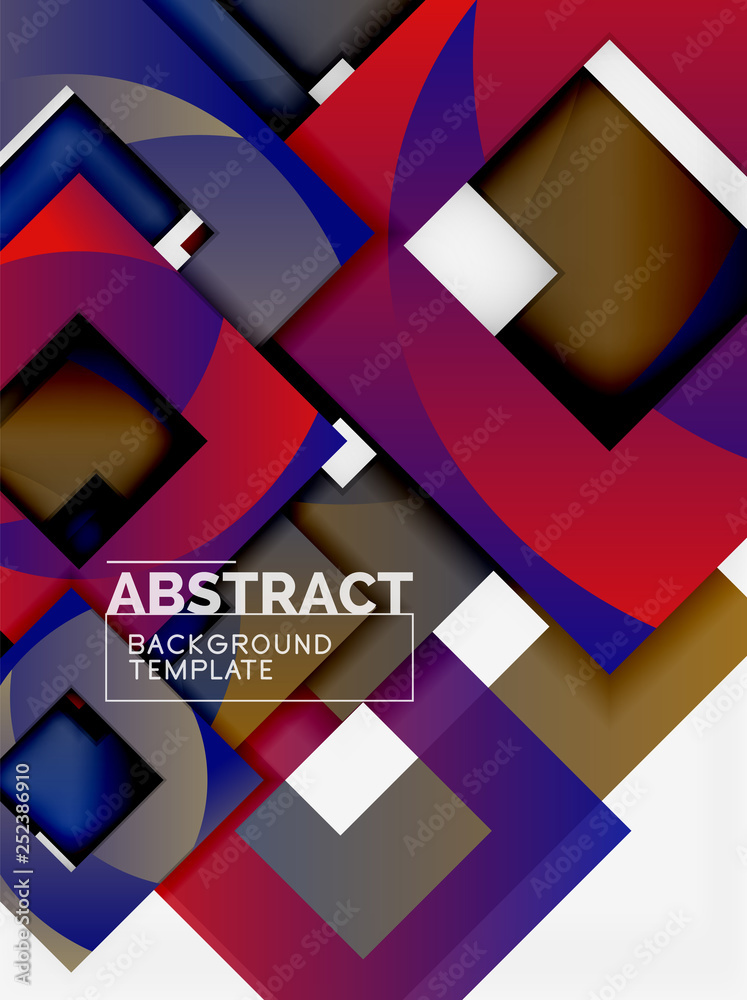 Modern geometric abstract background Modern geometric abstract background