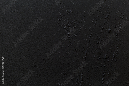 Black blank concrete wall for background-Image.