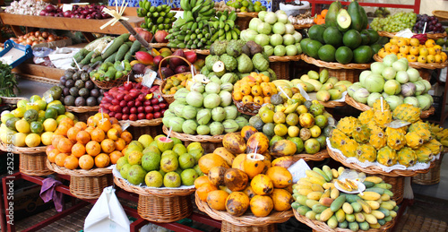 Fruits exotiques - Funchal   mad  re  Mercado dos Lavradores 