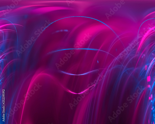 abstract digital fractal, fantasy design decorative, creative, curve