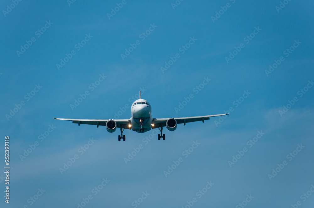 Plane in the sky on Phuket