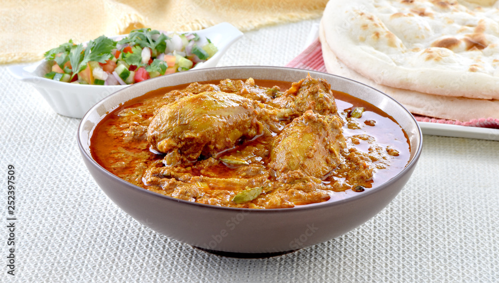 Korma Curry, A delicious spicy traditional aromatic dish Korma Curry, A delicious spicy traditional aromatic dish