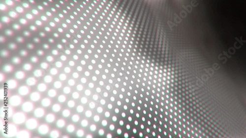 UHD looping, animating halftone white background - 20 second animating backdrop ideal for overlays, infographics and titles