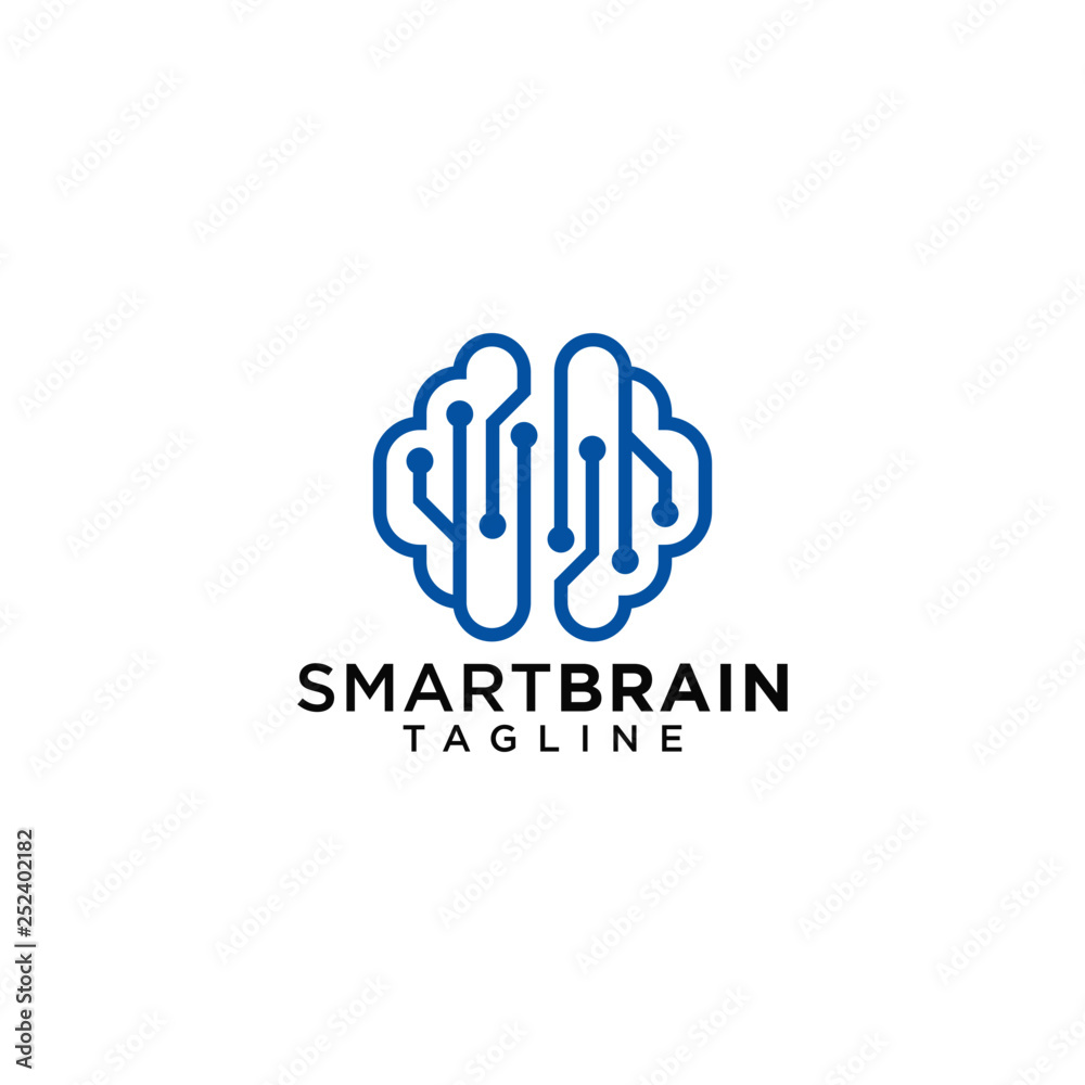 Brain Logo Stock Images