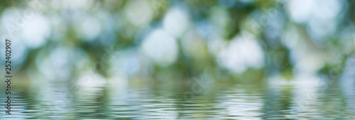 image of water on a blurred background
