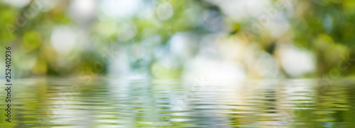 image of water on a blurred...