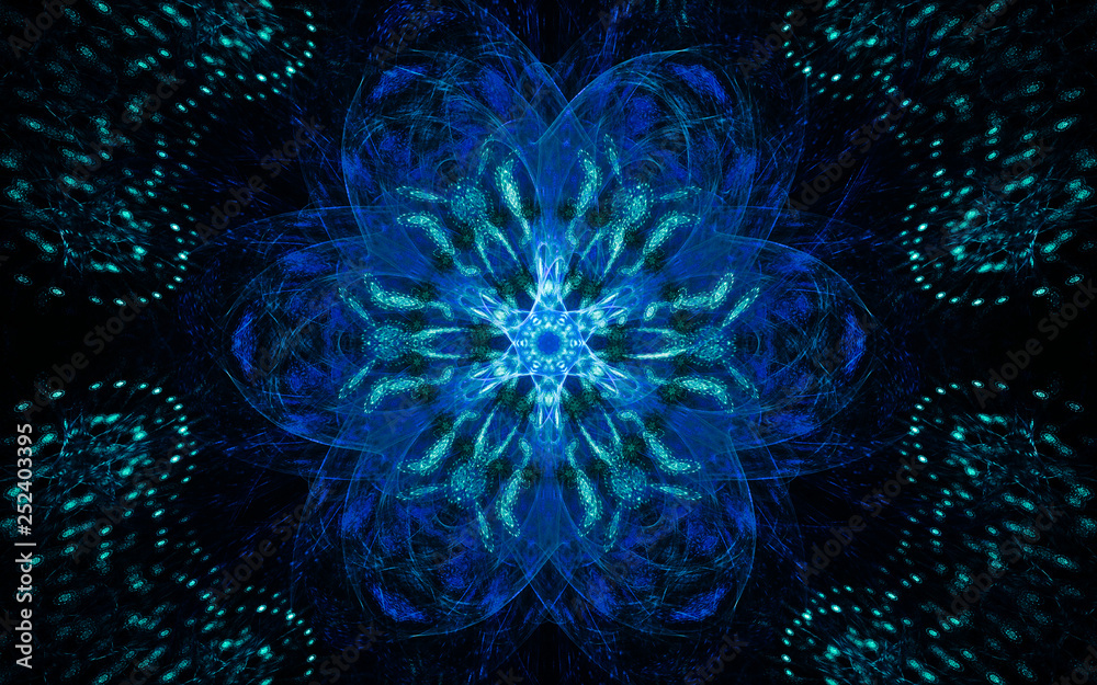 Fototapeta premium digital generated image in the form of abstract geometric shapes of various shades and colors for use in web design and computer graphics