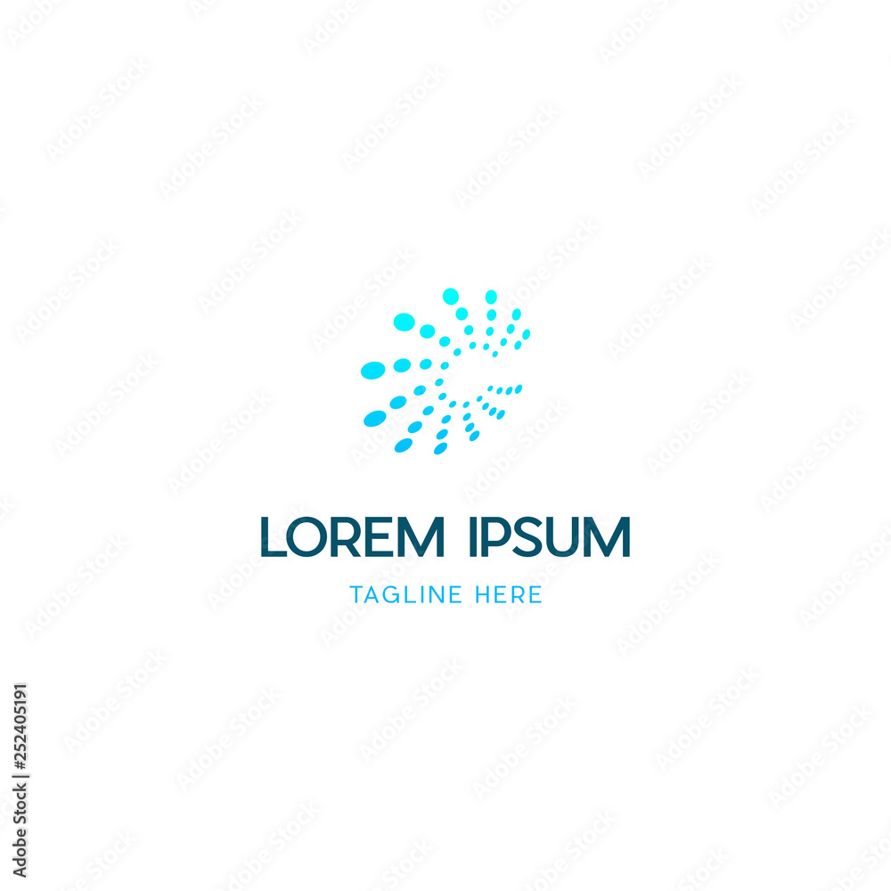 Innovator Abstract Circles Shape Group Vector Logo Design Innovator Abstract Circles Shape Group Vector Logo Design