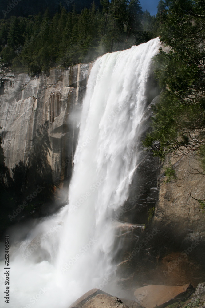 waterfall in forest