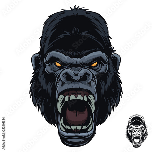Angry Screaming Scream Gorilla