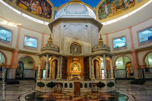 Inside Samadhi Srila Prabhupada. Mayapur, India photo
