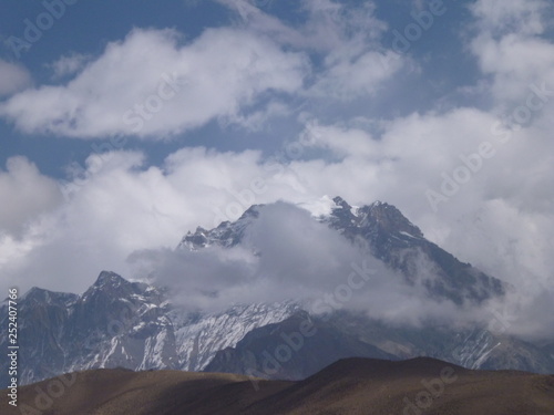 clouds in the mountains The Great Himalaya