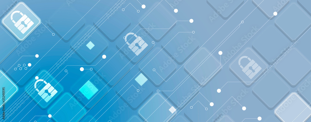 Cybersecurity and information or network protection. Future technology web services for business and internet project Cybersecurity and information or network protection. Future technology web services for business and internet project